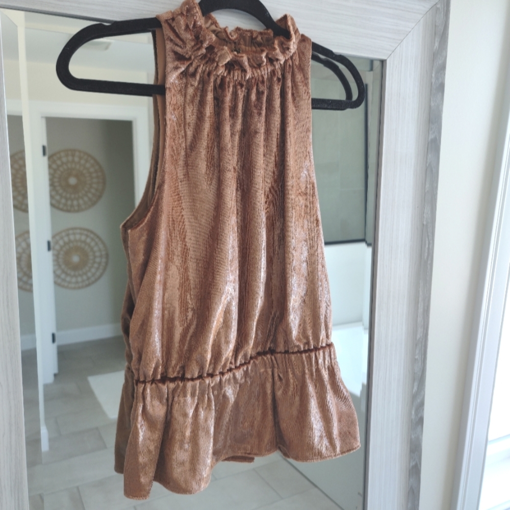 RAMY BROOK  Lonny halter top tank size medium copper
